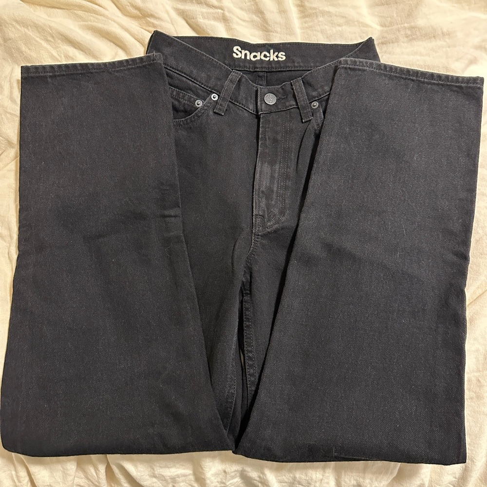 MOTHER Snacks Double Stack High Rise Jeans - Picture 7 of 8
